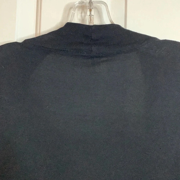 EUC women’s SPLENDID BLACK BUTTONLESS CARDIGAN SIZE MEDIUM - Picture 8 of 8